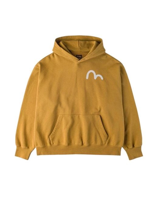 Evisu Yellow Hoodies for men