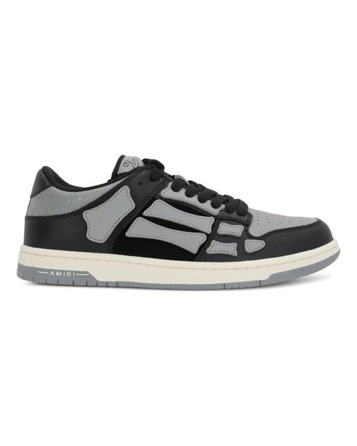 Amiri Graue sneakers mit skel top in Black für Herren
