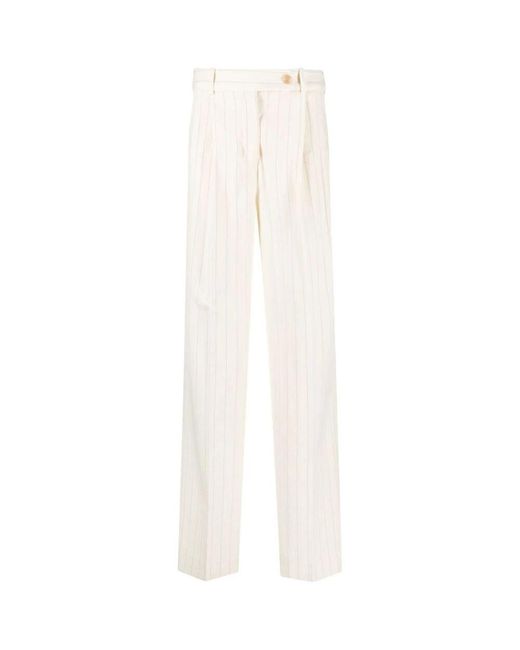 Wide Trousers Zimmermann de color White