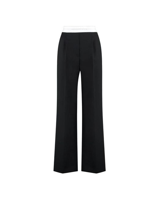 Alexander Wang Black Wide Trousers