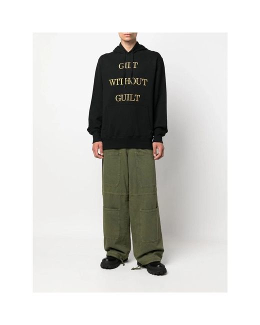 Moschino Black Hoodies for men