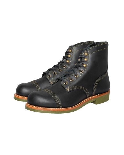 Lace-Up Boots di Red Wing in Black da Uomo