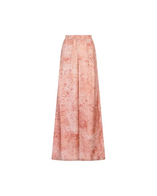 Max Mara Pink Wide Trousers