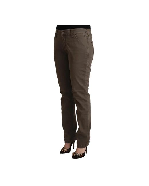CYCLE Gray Slim-Fit Trousers