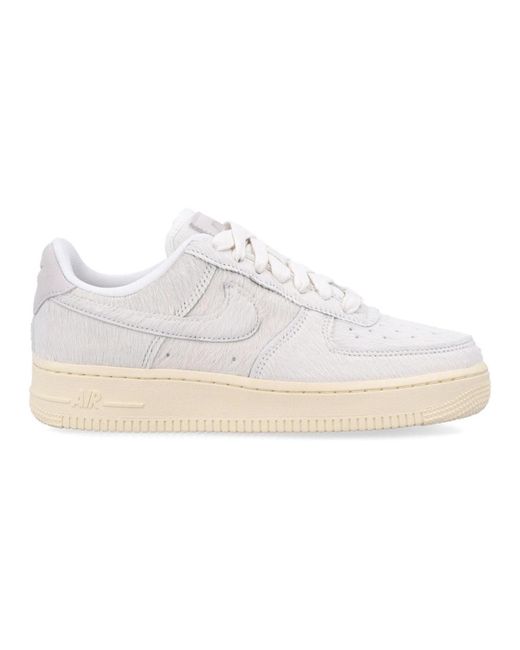 Nike Fitness ,Wit ,Air Force 1 Low '07 Premium Textured Sneakers in het White