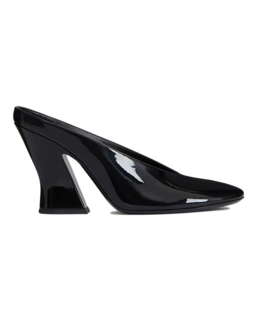 Givenchy Black Heeled Mules