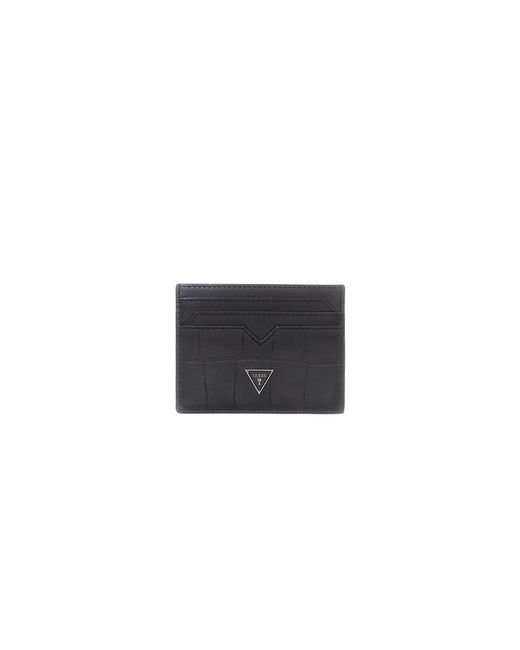 Wallets & Cardholders di Guess in Black da Uomo