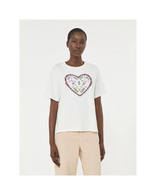 Weekend by Maxmara White T-Shirts
