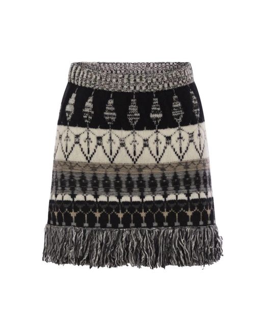 Vanisé Black Short Skirts