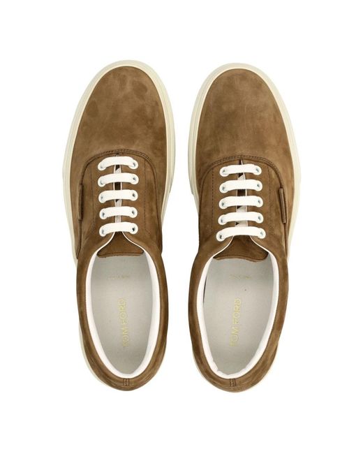 Tom Ford Brown Sneakers for men