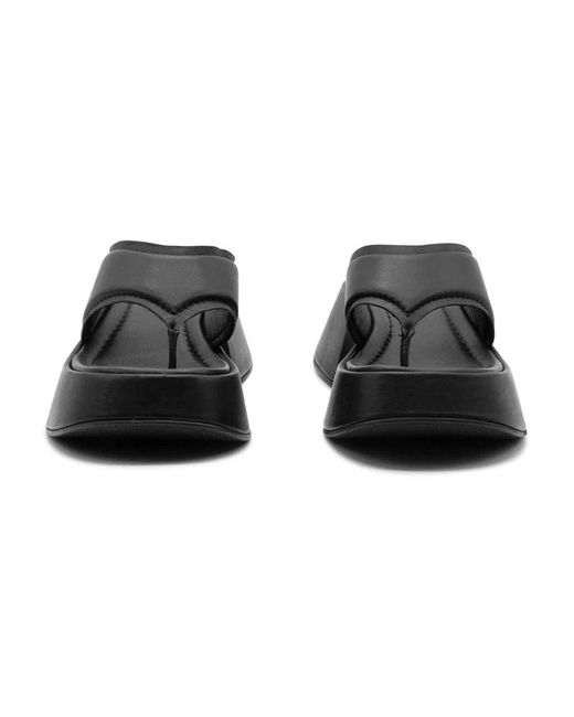 Vic Matié Black Flip Flops