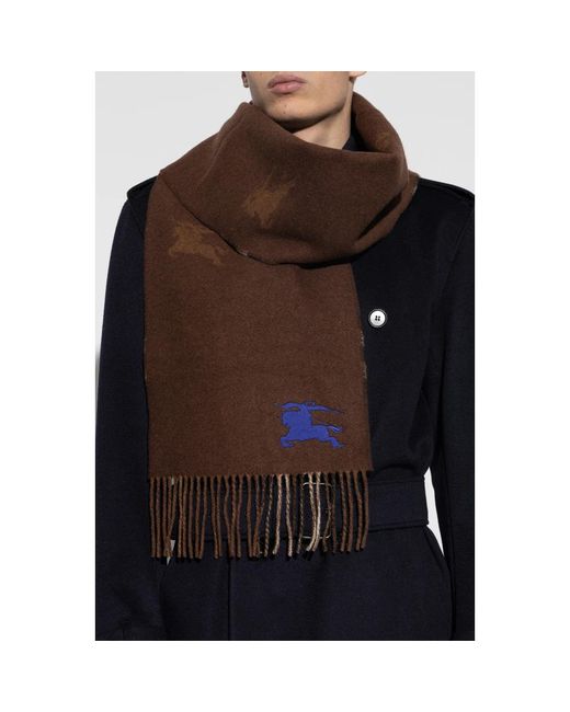 Burberry Brown Winter Scarves for men