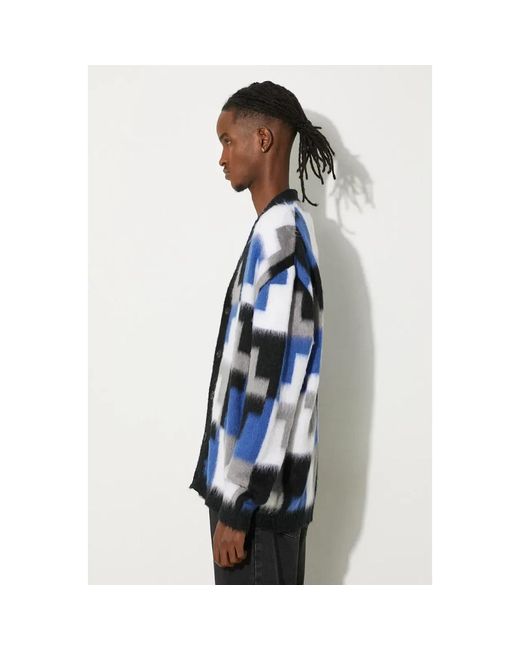 Cardigans Marcelo Burlon pour homme en coloris Blue