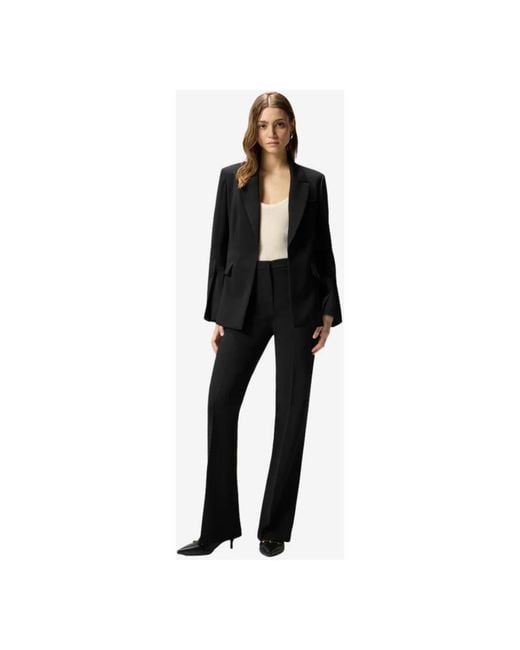 Pinko Black Wide Trousers