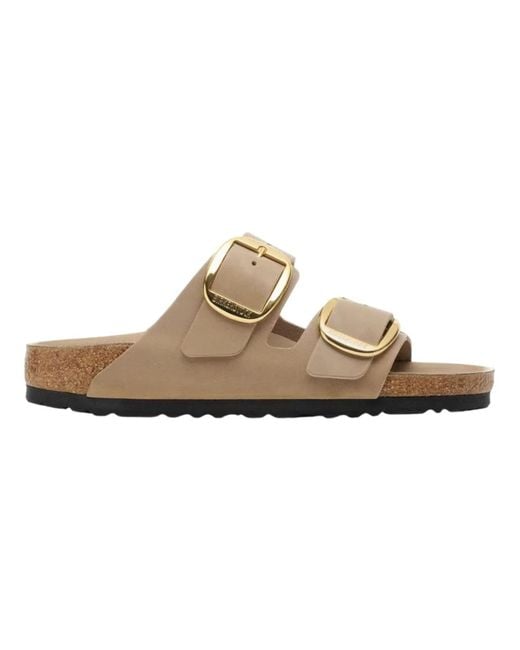 Birkenstock Brown Sliders