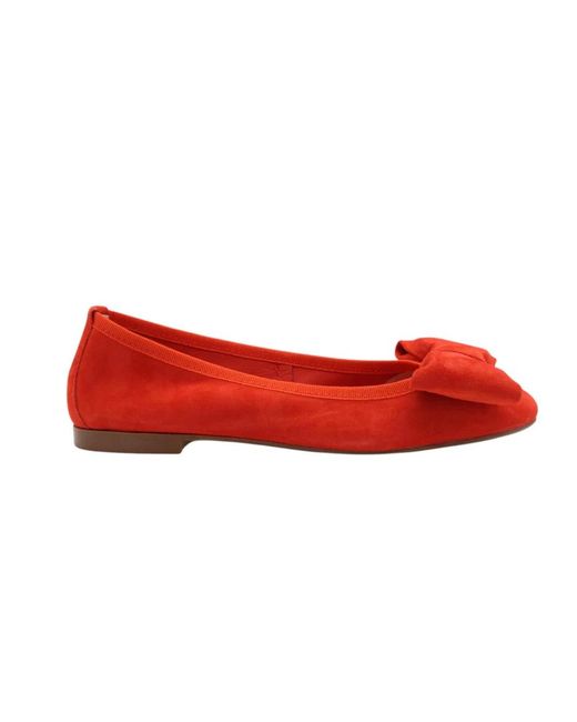 E mia Red Ballerina Shoes