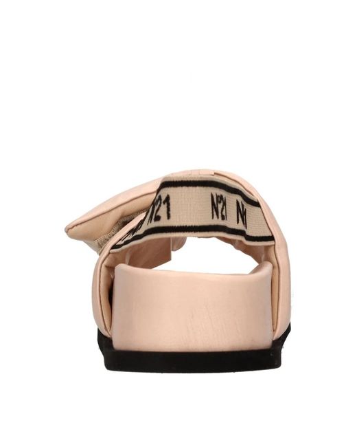 N°21 Pink Flat Sandals
