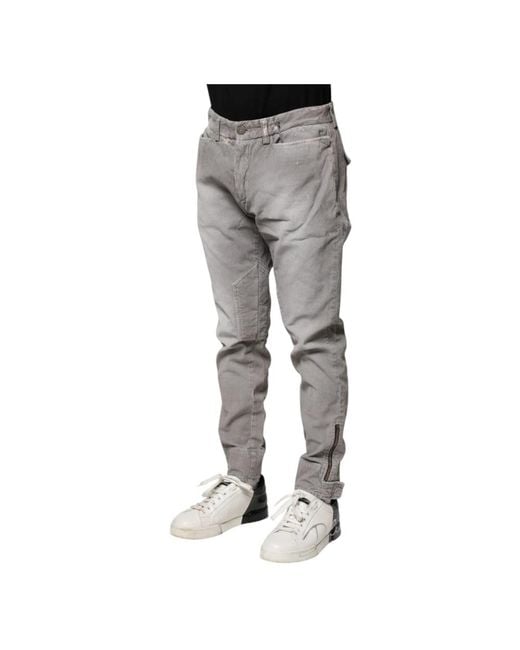 Balmain Gray Slim-Fit Jeans for men