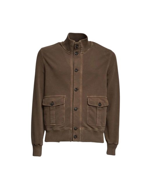 Circolo 1901 Brown Bomber Jackets for men