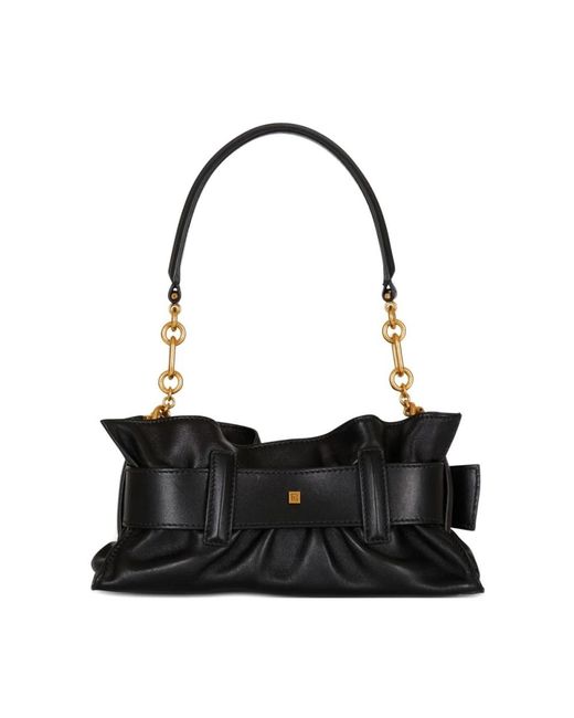 Balmain Black Shoulder Bags