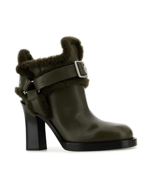 Burberry Black Heeled Boots