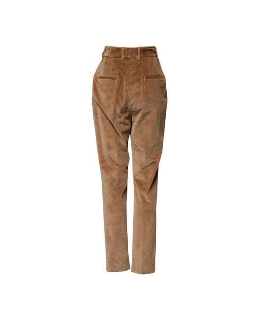 Dolce & Gabbana Brown Slim-Fit Trousers