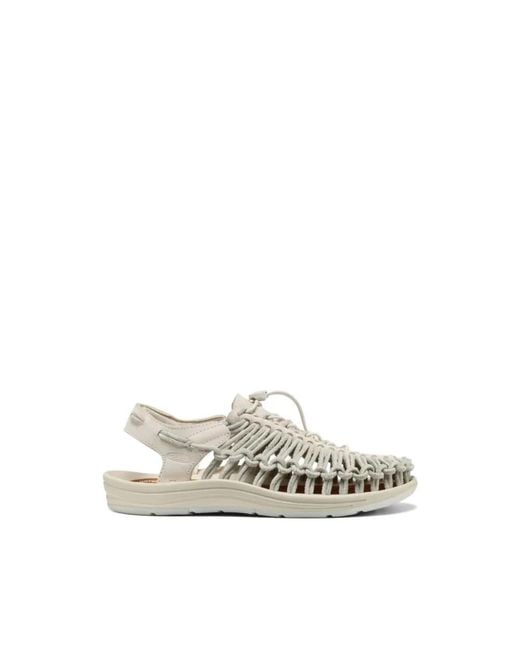 Keen White Flat Sandals