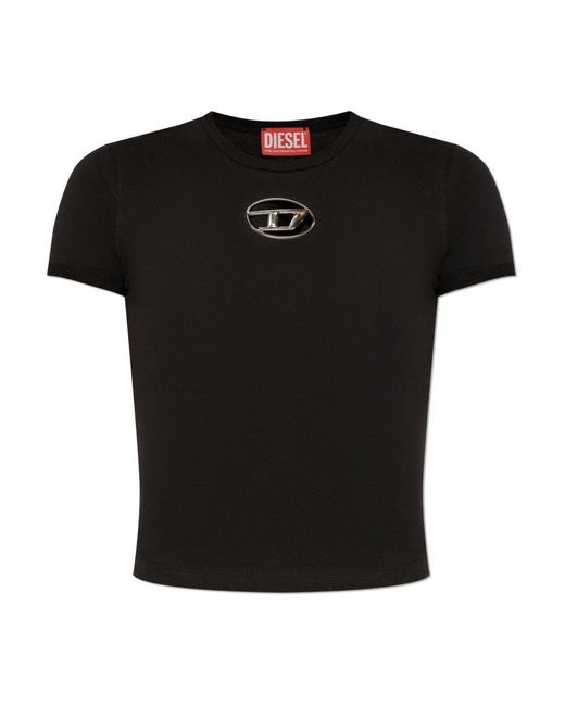 T-shirt `t-uncutie-long-od` DIESEL de color Black