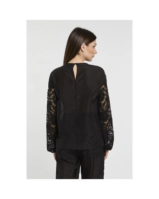 Blouses & shirts > blouses Semicouture en coloris Black