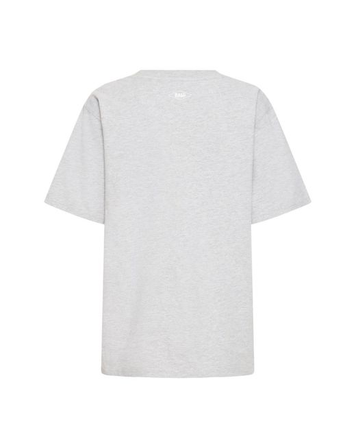 Ball Tops ,Grijs ,Leer T-Shirts in het White
