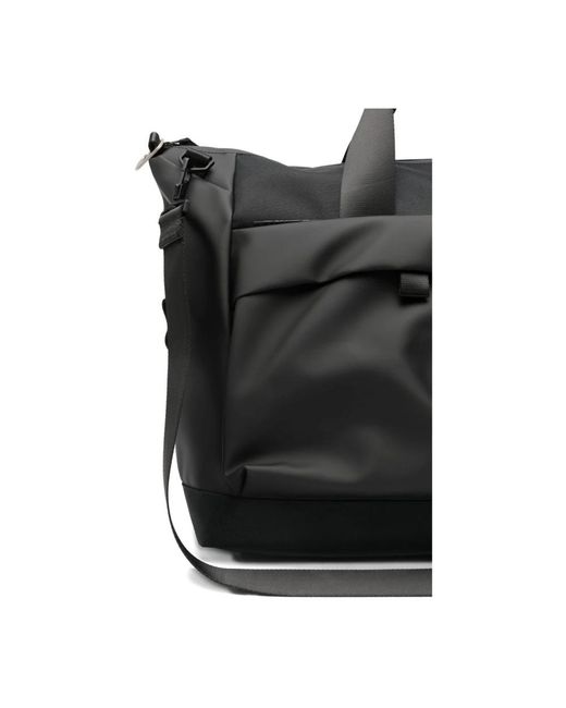 Rains Black Weekend Bags for men
