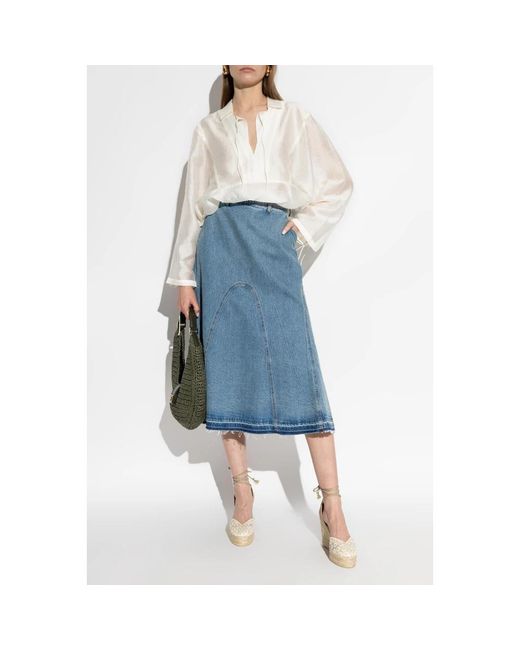 Munthe Babette Top in het White