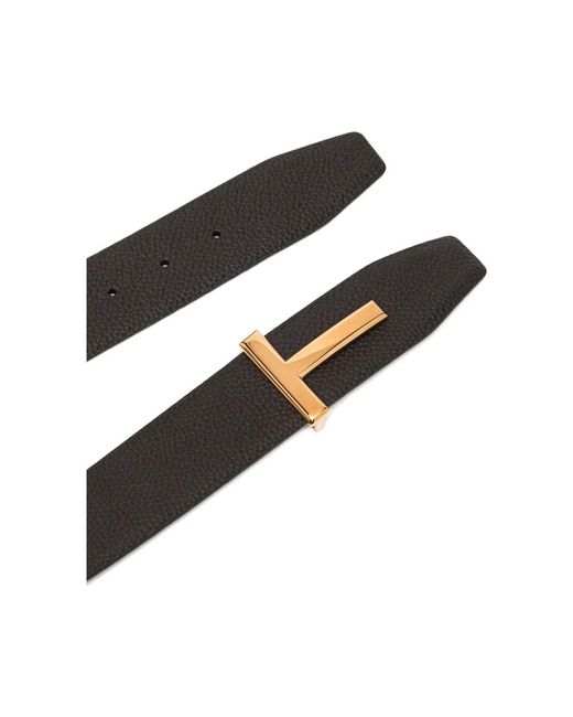 Tom Ford Black Belts for men