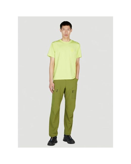 Ostrya Green Straight Trousers for men