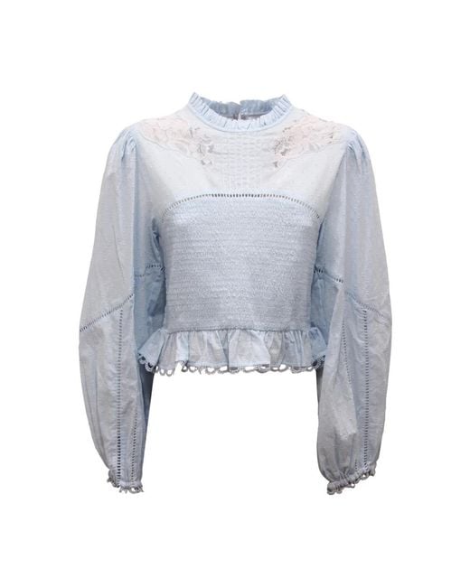 EMMA & GAIA Blue Blouses