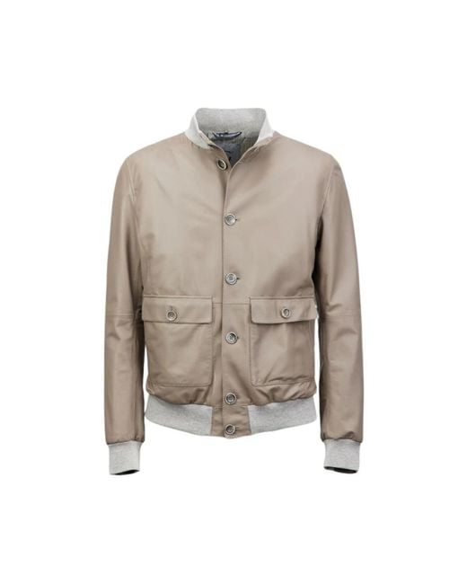 Gimo's Natural Bomber Jackets for men