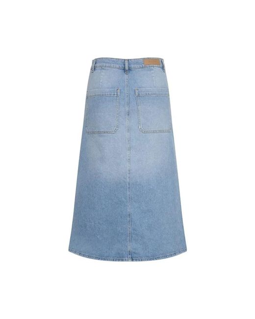Part Two Blue Denim Skirts
