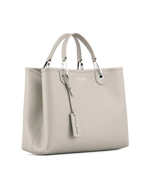 Emporio Armani Gray Handbags