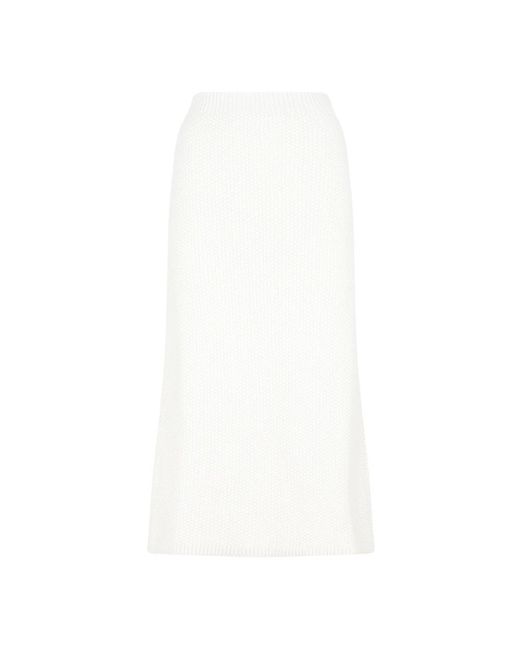 Chloé White Midi skirts