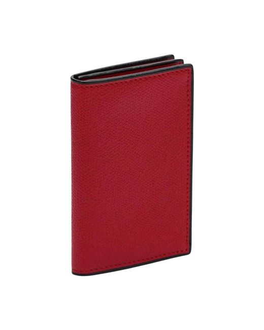 Valextra Red Wallets & Cardholders