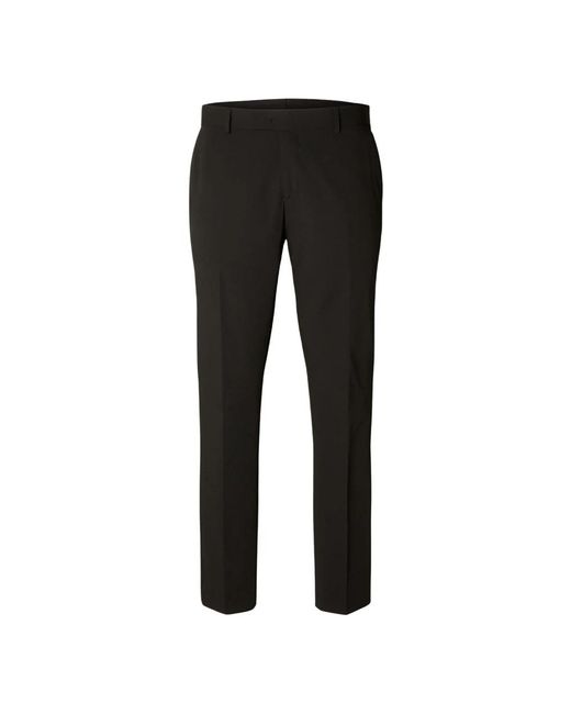 SELECTED Pantalone in het Black voor heren