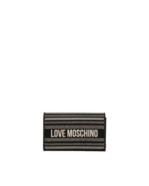 Moschino Black Schwarze schultertasche chic und sophisticated