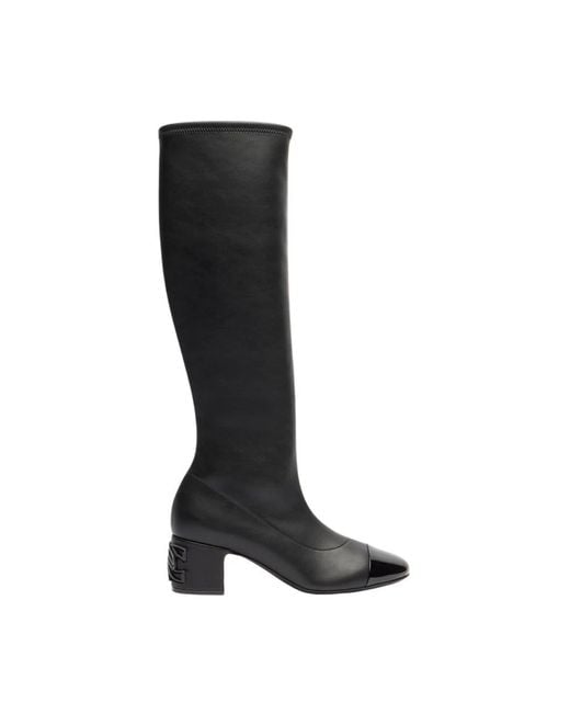 Casadei Black Muni To The Knee