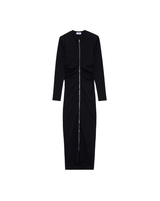 MSGM Kleedjes ,Zwart ,Maxi-Jurk in het Black