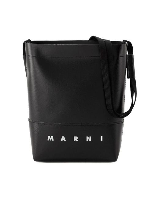 Marni Schwarze Synthetische Schultertasche in Black für Herren