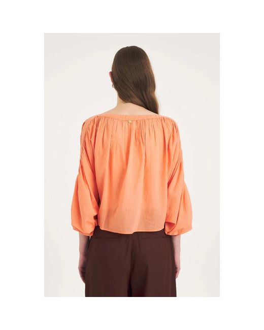 Antik Batik Orange Blouses