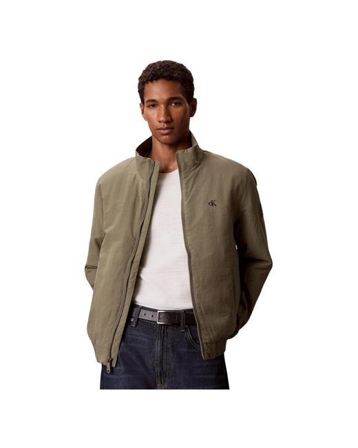 Calvin Klein Brown Bomber Jackets for men