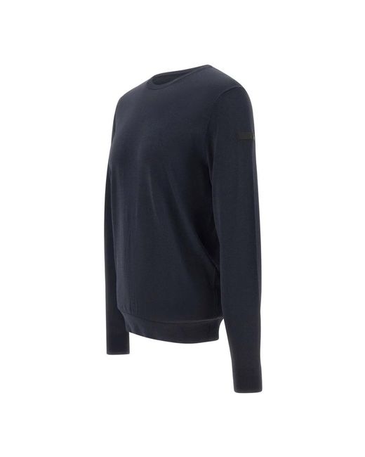 Rrd Blue Round-Neck Knitwear for men