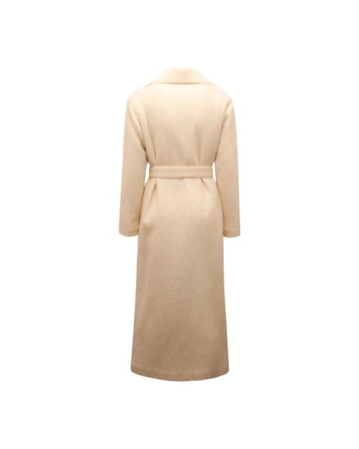 EMMA & GAIA Natural Belted Coats