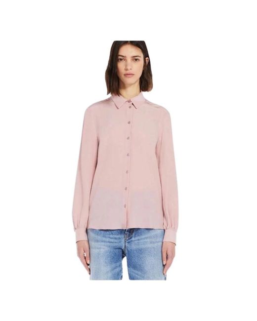 Shirts Max Mara de color Red